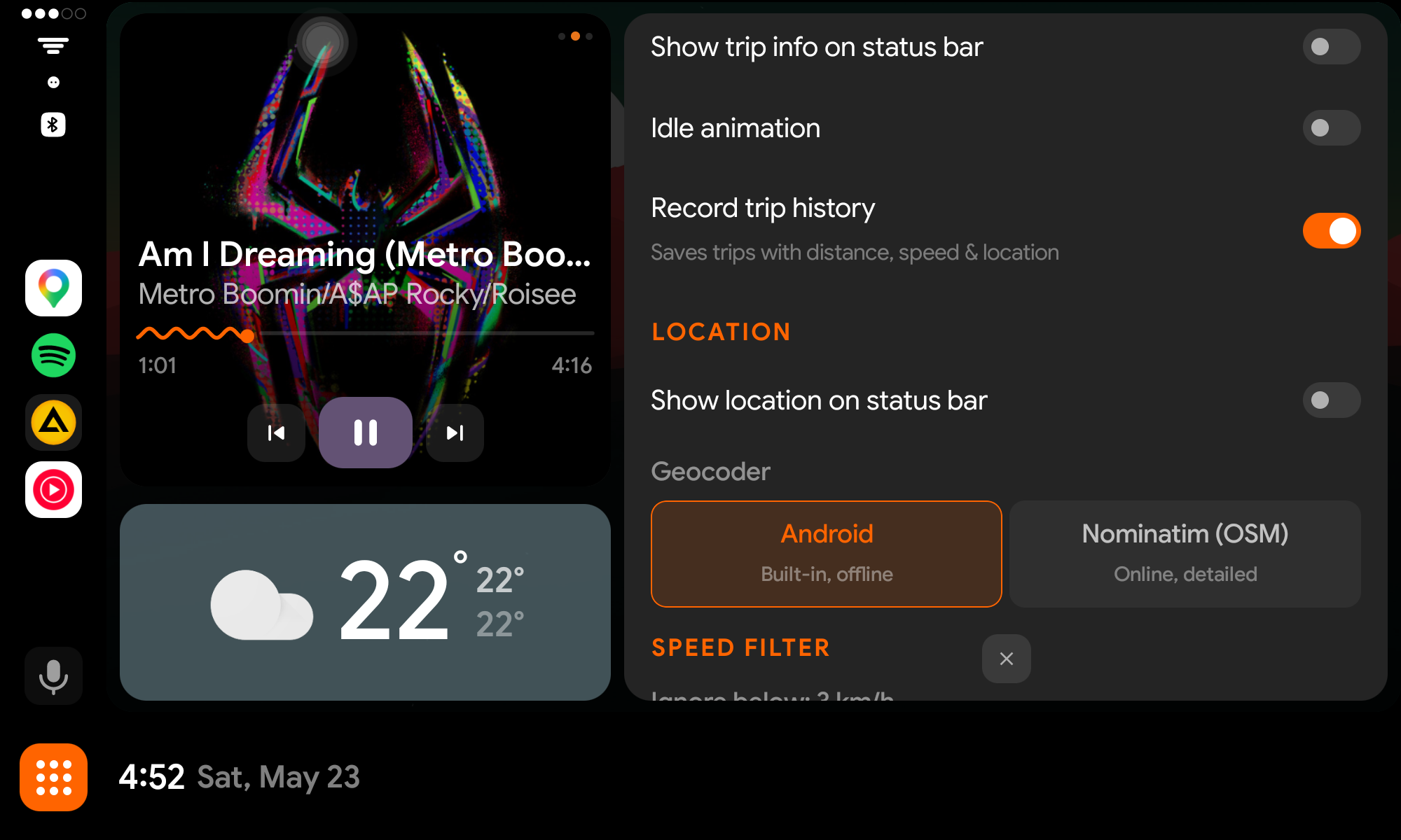 Mini AA Settings
